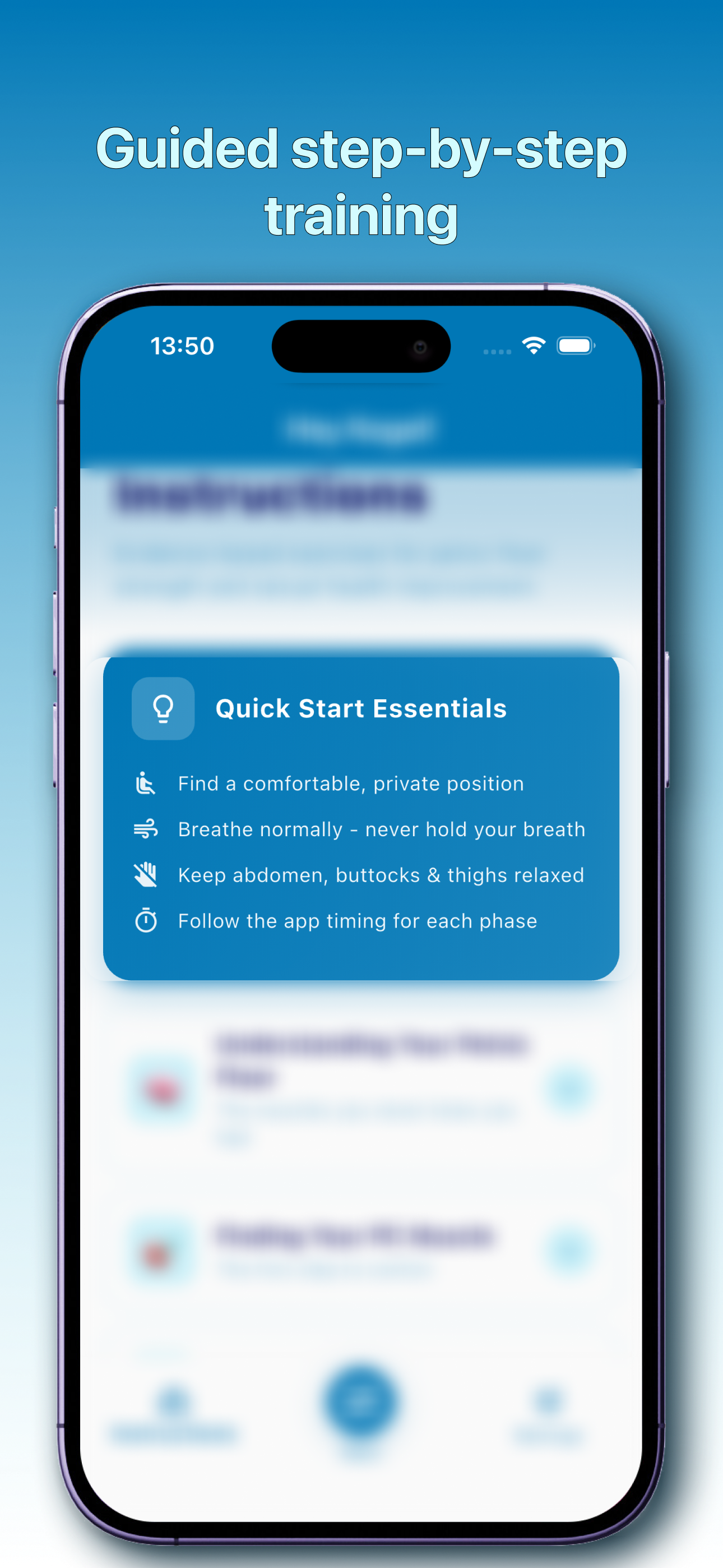Detailed instructions